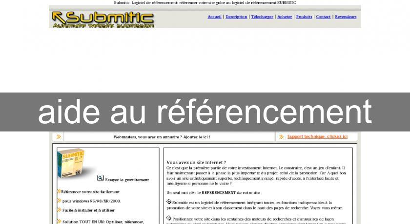 aide au référencement aide au référencement