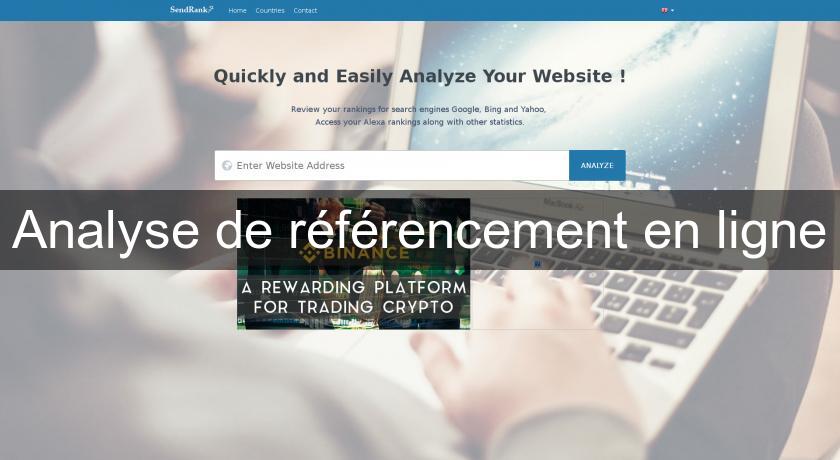 Analyse de référencement en ligne Analyse de référencement en ligne