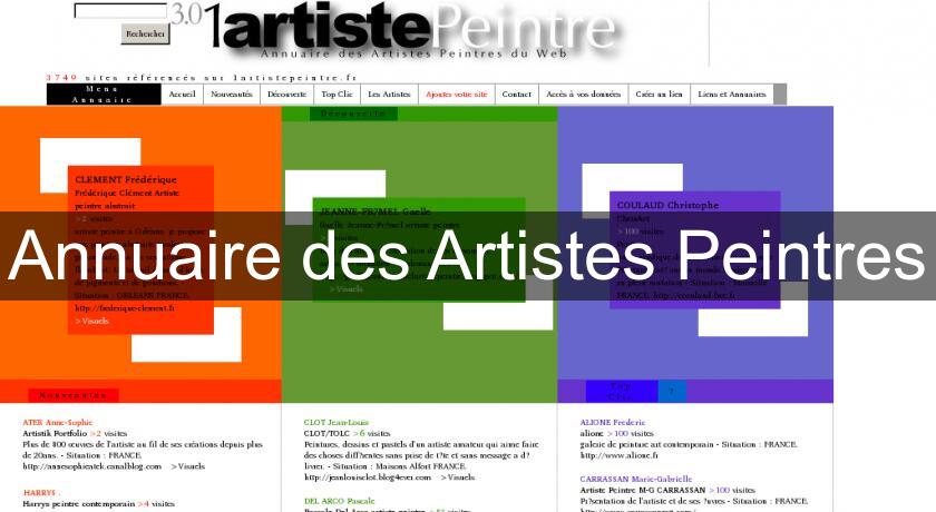 Annuaire des Artistes Peintres Annuaire des Artistes Peintres