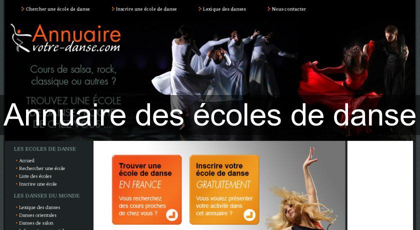 Annuaire des écoles de danse Annuaire des écoles de danse