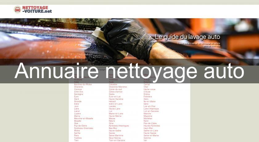 Annuaire nettoyage auto Annuaire nettoyage auto