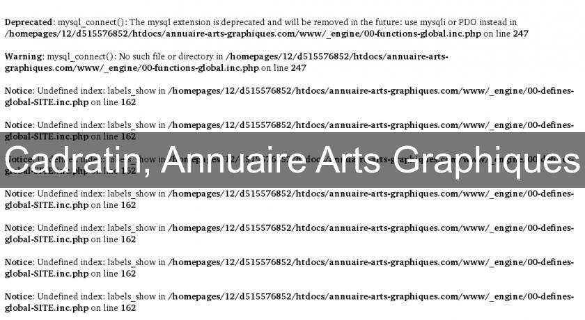 Cadratin, Annuaire Arts Graphiques Cadratin, Annuaire Arts Graphiques
