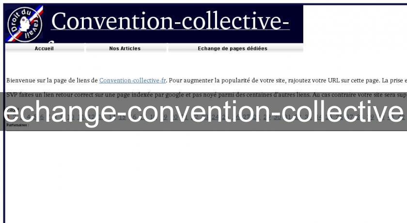 echange-convention-collective echange-convention-collective