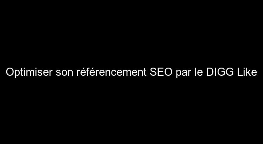 Optimiser son référencement SEO par le DIGG Like Optimiser son référencement SEO par le DIGG Like