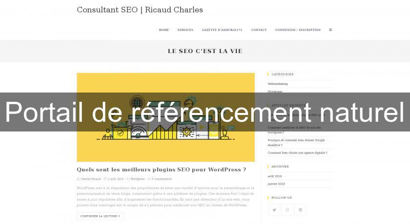 Portail de référencement naturel Portail de référencement naturel