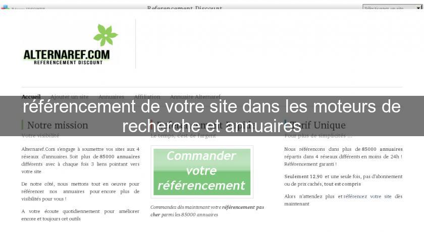 référencement de votre site dans les moteurs de recherche et annuaires référencement de votre site dans les moteurs de recherche et annuaires