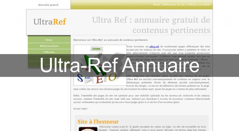 Ultra-Ref Annuaire Ultra-Ref Annuaire