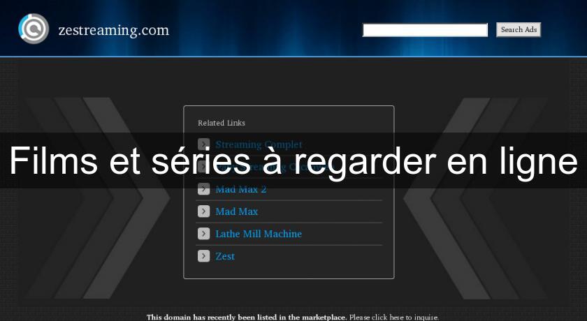 Films et séries à regarder en ligne Films et séries à regarder en ligne