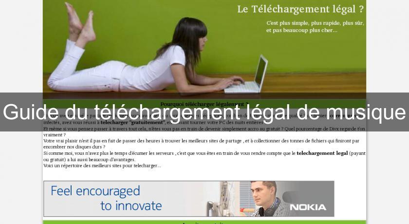Guide du téléchargement légal de musique Guide du téléchargement légal de musique