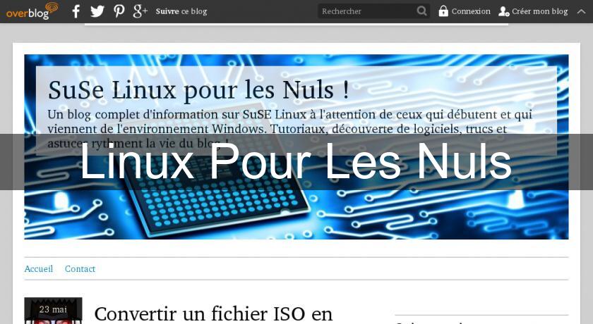Linux Pour Les Nuls Linux Pour Les Nuls