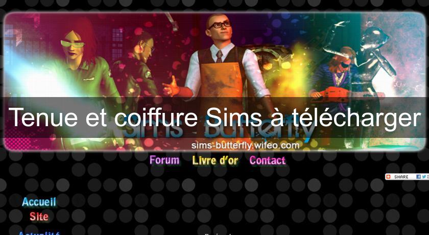 Tenue et coiffure Sims à télécharger Tenue et coiffure Sims à télécharger
