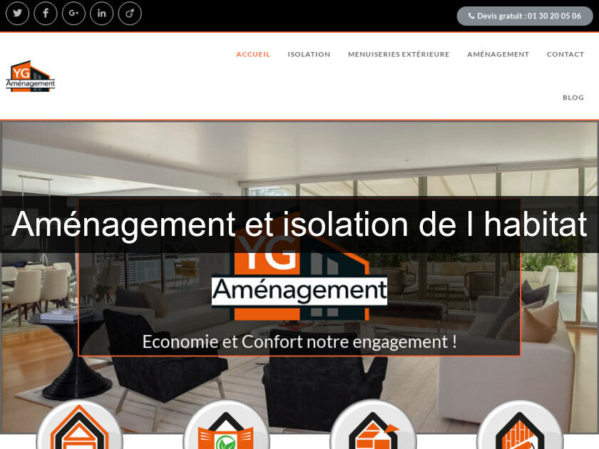 Aménagement et isolation de l'habitat Aménagement et isolation de l'habitat