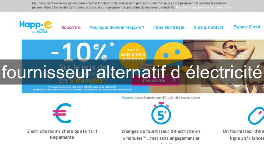 fournisseur alternatif d'électricité fournisseur alternatif d'électricité