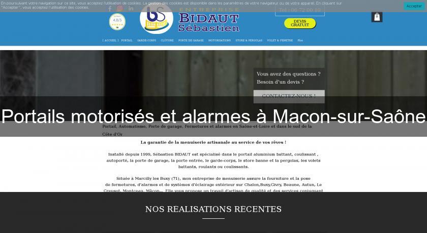 Portails motorisés et alarmes à Macon-sur-Saône Portails motorisés et alarmes à Macon-sur-Saône