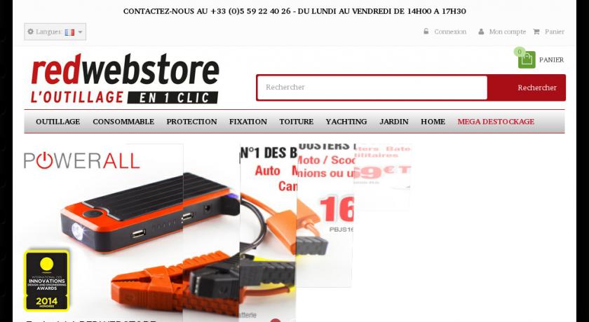 Redwebstore: l'outillage portatif de grandes marques Redwebstore: l'outillage portatif de grandes marques