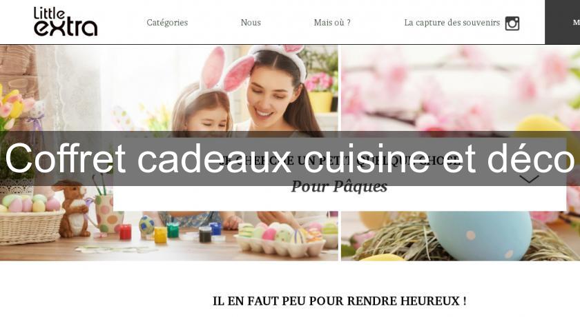 Coffret cadeaux cuisine et déco Coffret cadeaux cuisine et déco