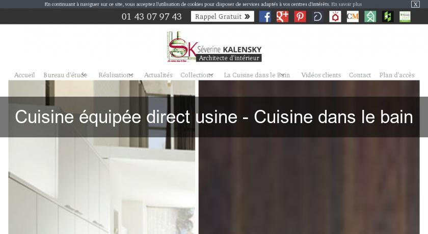 Cuisine équipée direct usine - Cuisine dans le bain Cuisine équipée direct usine - Cuisine dans le bain