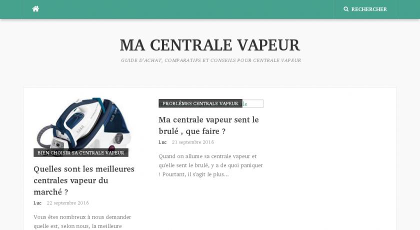 Guide d'achat centrale à vapeur Guide d'achat centrale à vapeur