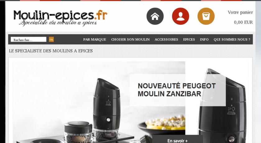 Moulin à poivre, à épices, herbes et épices en ligne Moulin à poivre, à épices, herbes et épices en ligne
