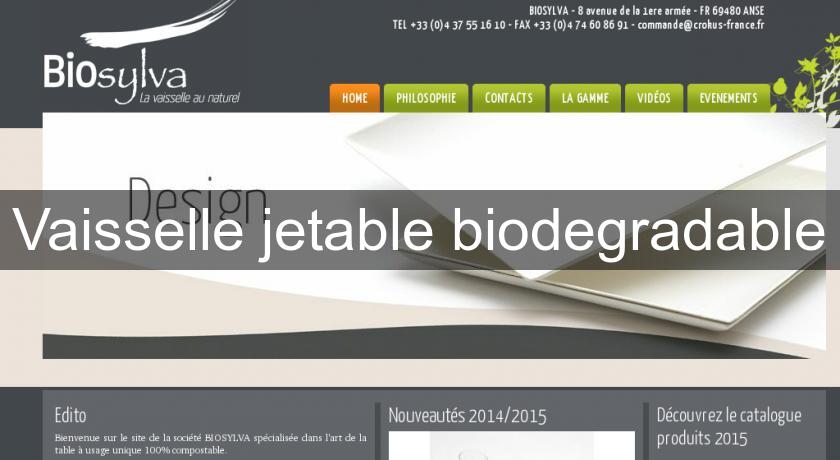 Vaisselle jetable biodegradable Vaisselle jetable biodegradable