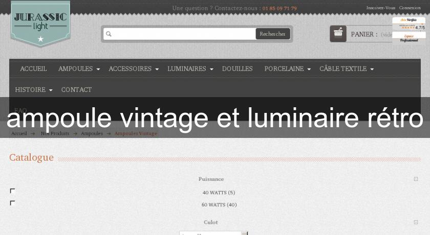 ampoule vintage et luminaire rétro ampoule vintage et luminaire rétro