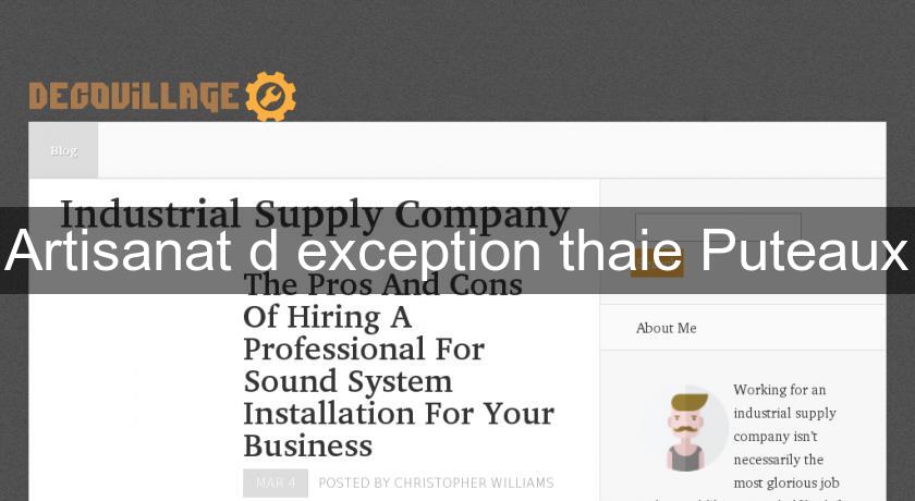 Artisanat d'exception thaie Puteaux Artisanat d'exception thaie Puteaux