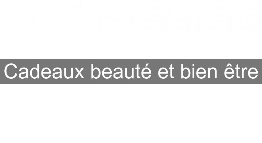 Cadeaux beauté et bien être Cadeaux beauté et bien être