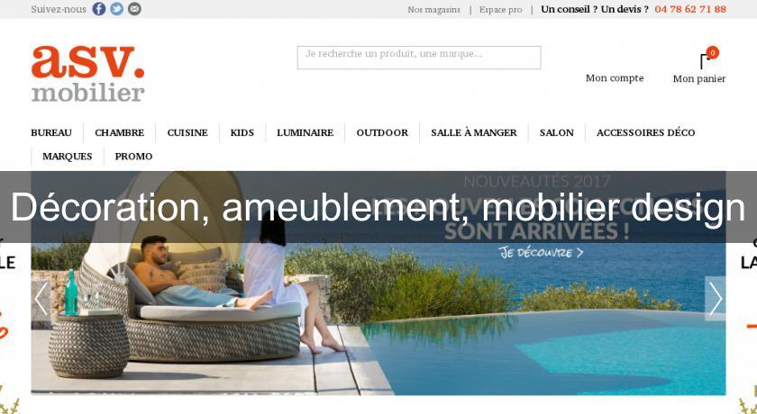 Décoration, ameublement, mobilier design Décoration, ameublement, mobilier design