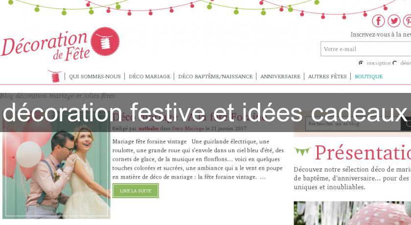 décoration festive et idées cadeaux décoration festive et idées cadeaux
