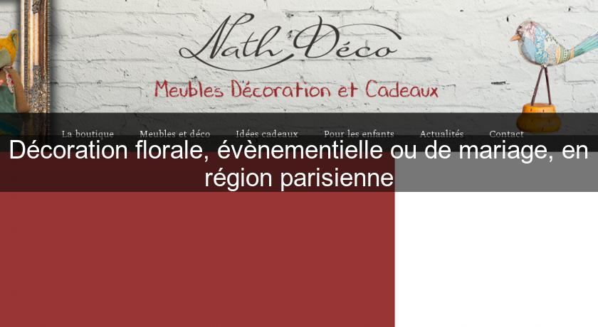 Décoration florale, évènementielle ou de mariage, en région parisienne Décoration florale, évènementielle ou de mariage, en région parisienne