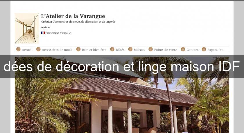 dées de décoration et linge maison IDF dées de décoration et linge maison IDF