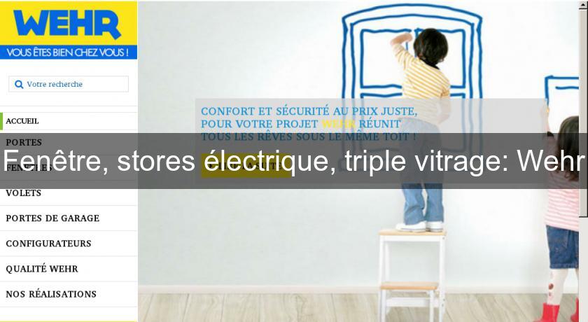 Fenêtre, stores électrique, triple vitrage: Wehr Fenêtre, stores électrique, triple vitrage: Wehr