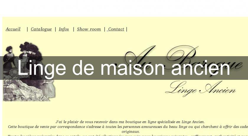 Linge de maison ancien Linge de maison ancien