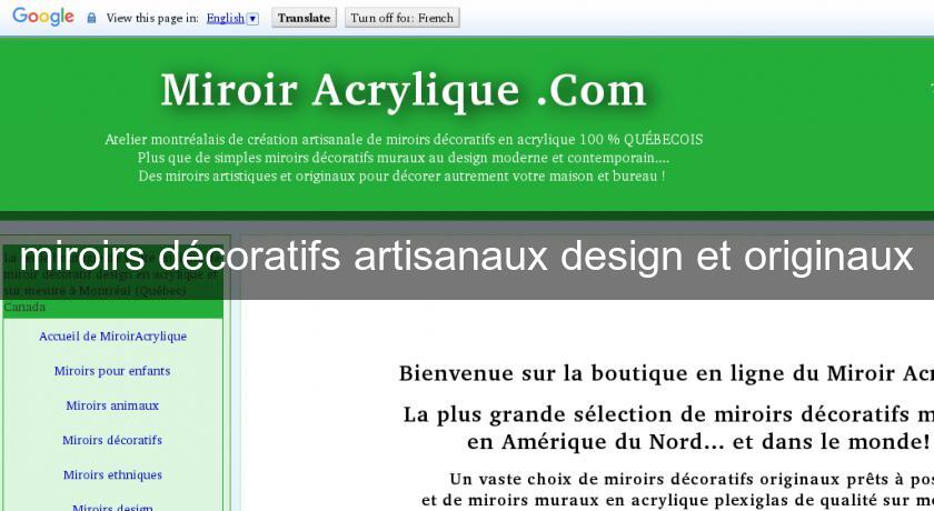 miroirs décoratifs artisanaux design et originaux miroirs décoratifs artisanaux design et originaux