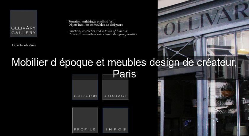 Mobilier d'époque et meubles design de créateur, Paris Mobilier d'époque et meubles design de créateur, Paris