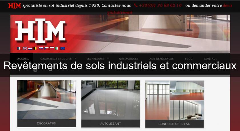 Revêtements de sols industriels et commerciaux Revêtements de sols industriels et commerciaux