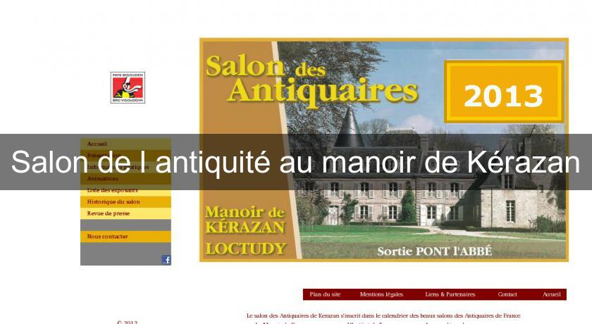 Salon de l'antiquité au manoir de Kérazan Salon de l'antiquité au manoir de Kérazan