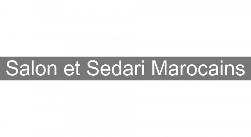 Salon et Sedari Marocains Salon et Sedari Marocains