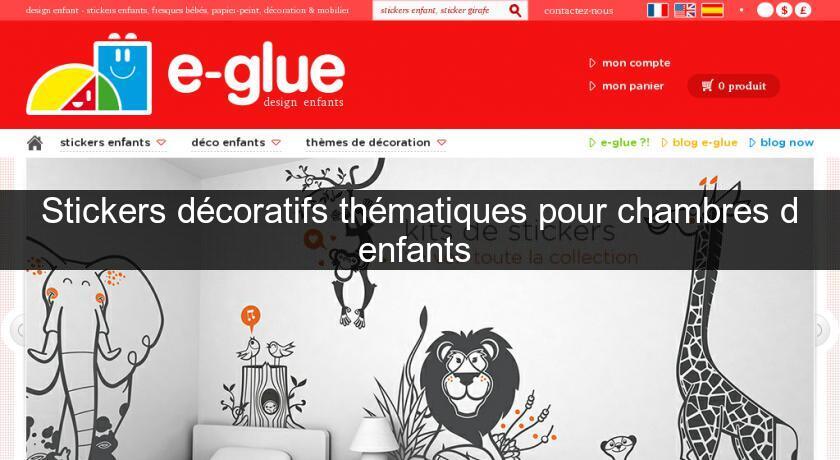 Stickers décoratifs thématiques pour chambres d'enfants Stickers décoratifs thématiques pour chambres d'enfants