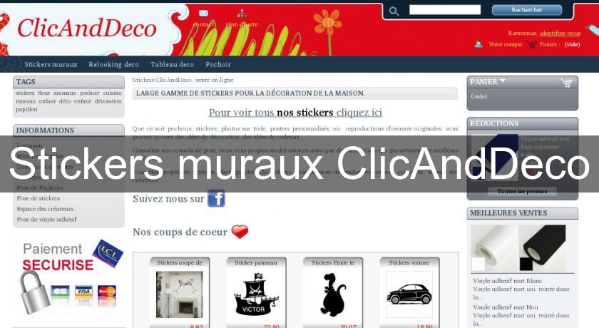 Stickers muraux ClicAndDeco Stickers muraux ClicAndDeco