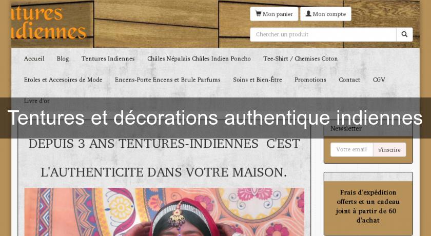 Tentures et décorations authentique indiennes Tentures et décorations authentique indiennes