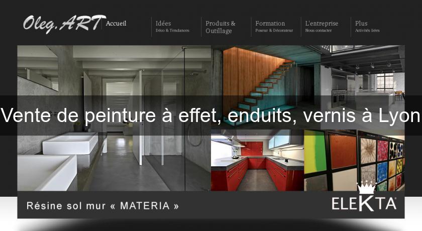 Vente de peinture à effet, enduits, vernis à Lyon Vente de peinture à effet, enduits, vernis à Lyon