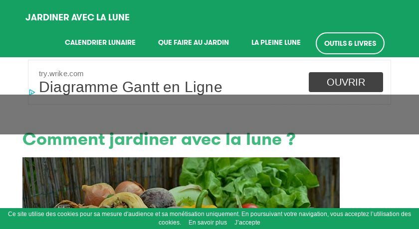 Cultiver son jardin selon le calendrier lunaire Cultiver son jardin selon le calendrier lunaire