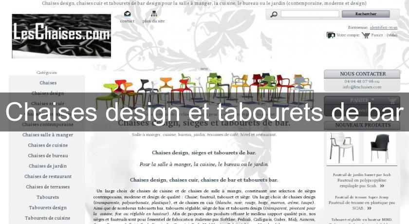 Chaises design et tabourets de bar Chaises design et tabourets de bar