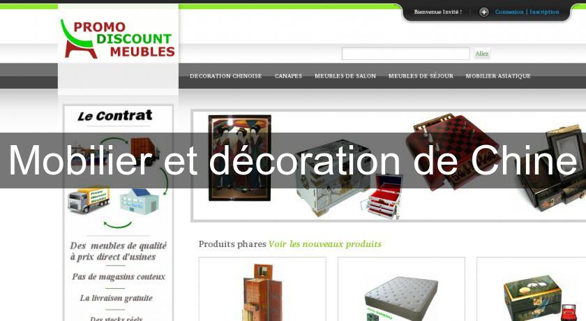Mobilier et décoration de Chine Mobilier et décoration de Chine