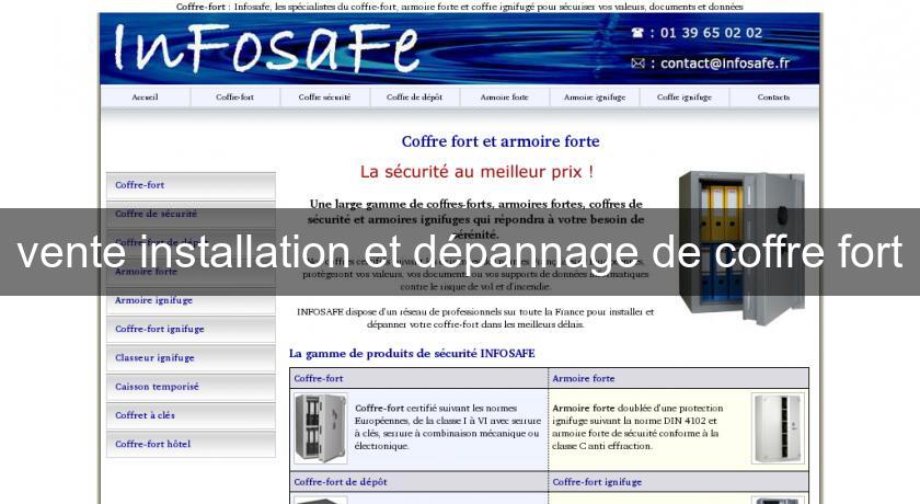 vente installation et dépannage de coffre fort vente installation et dépannage de coffre fort