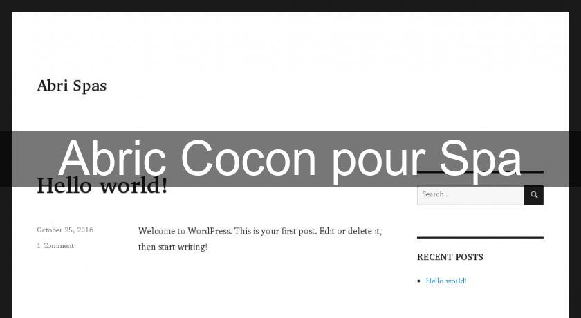 Abric Cocon pour Spa Abric Cocon pour Spa