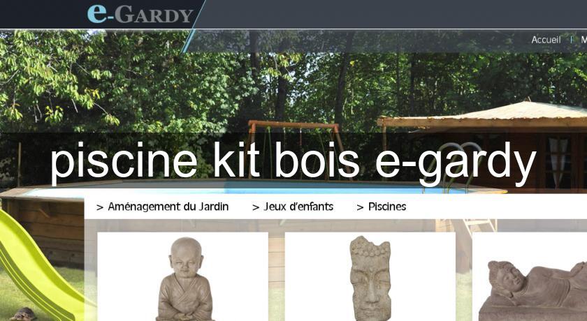 piscine kit bois e-gardy piscine kit bois e-gardy