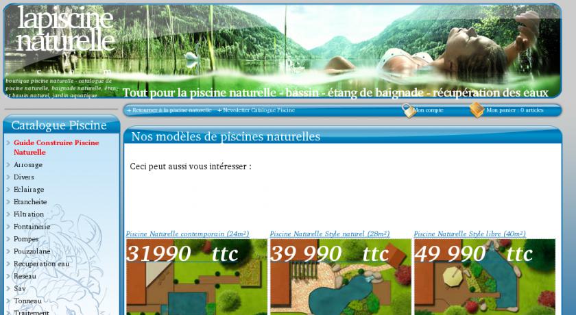 Tout pour une piscine naturelle Tout pour une piscine naturelle