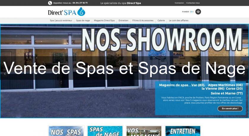 Vente de Spas et Spas de Nage Vente de Spas et Spas de Nage